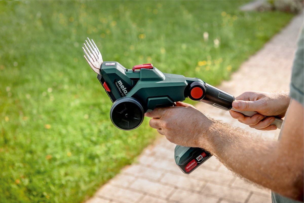 Metabo Powermaxx Sgs 12 Q (601608850) Tijera Cortasetos Y Cortacésped De Batería