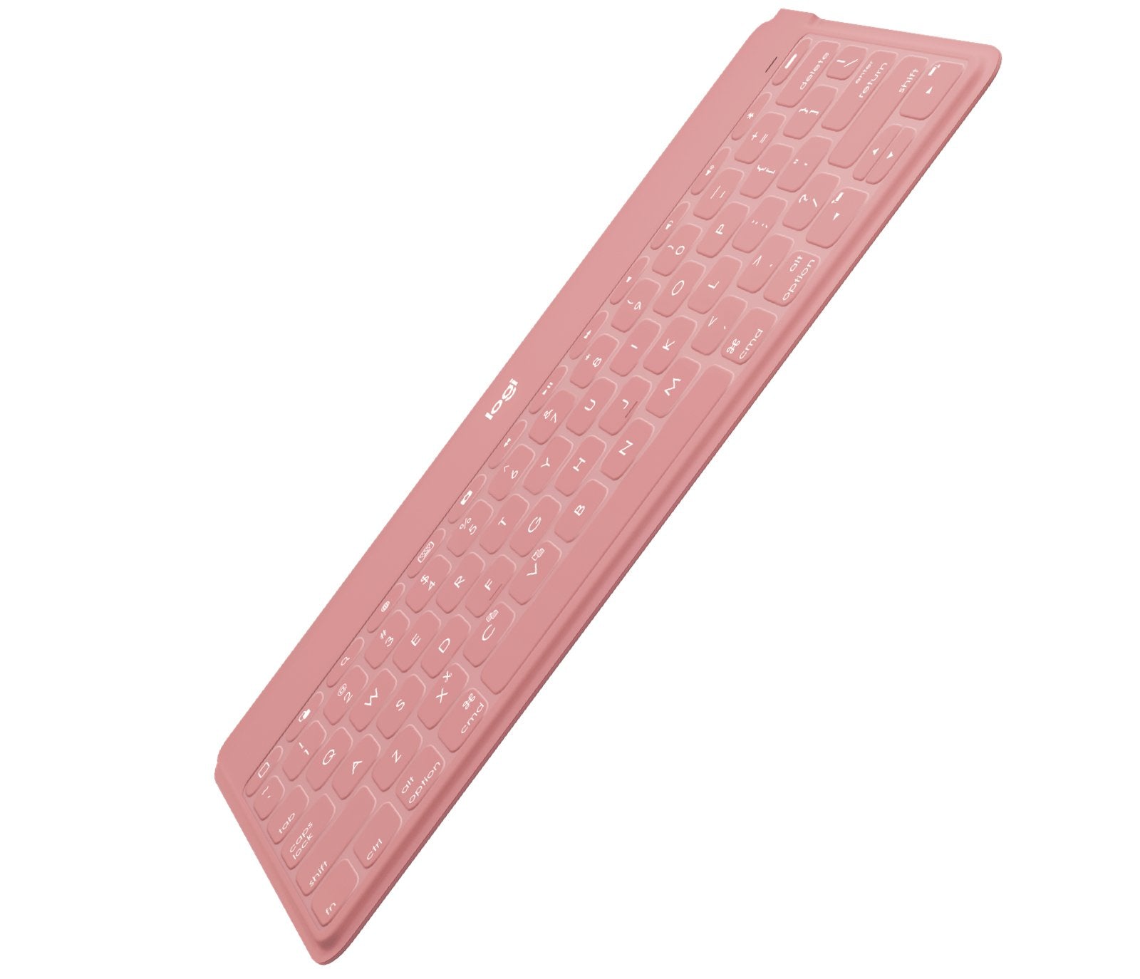 Teclado Compacto Inalámbrico Por Bluetooth Logitech Keys-To-Go Para Iphone Rosa