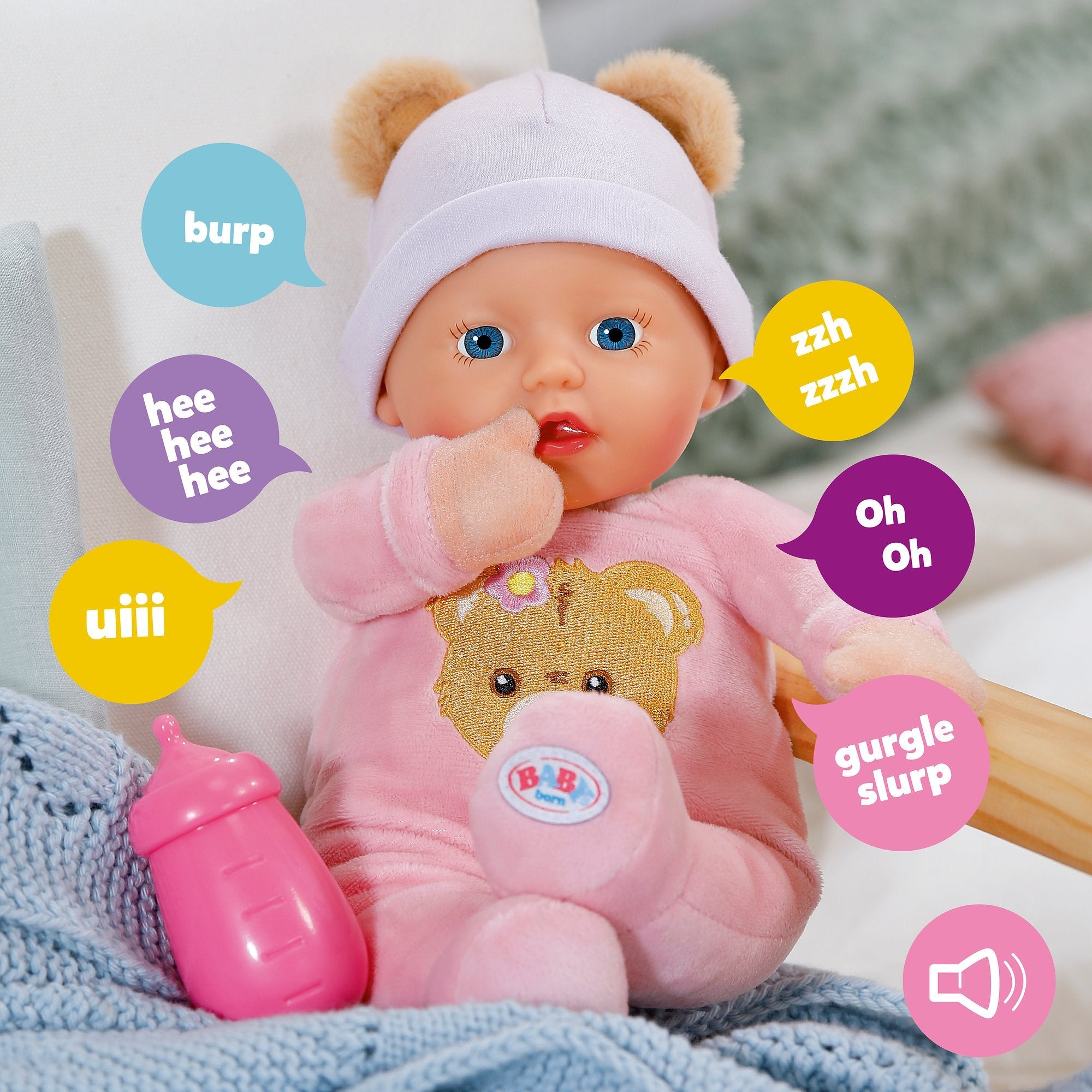 Muñeca Interactiva Baby Born 30cm