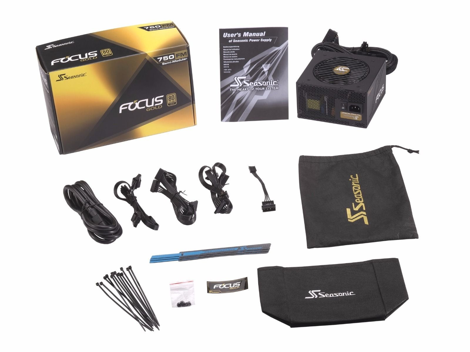 Fuente De Alimentación  Power Supplyseasonic Focus Gold Ssr-750fm - Netzteil (Intern)