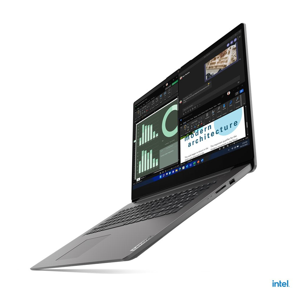 Portátil Lenovo V17 17.3"Fhd300nits I5-1235u 16gb 512gb W11pro 1 Año Depot Black