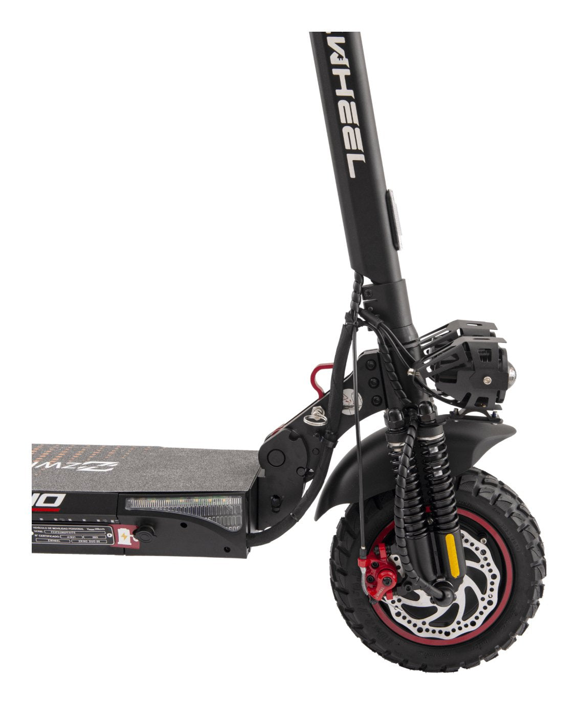 Patinete Electrico Zwheel Zrino Duo Max  Motor 2x 500w - Homologado Dgt - Autonomia Hasta 70km - Suspension Hidraulica