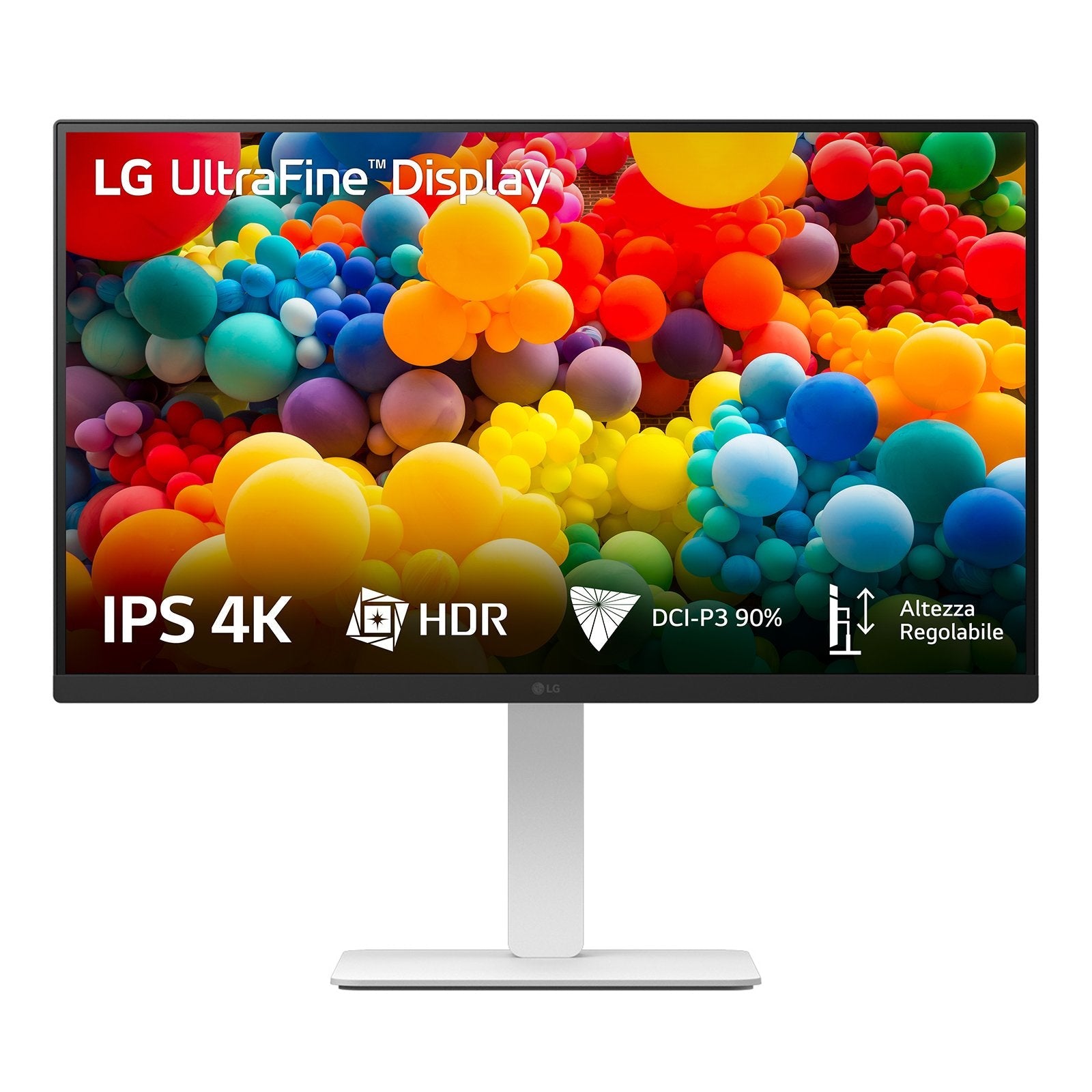 Monitor Lg 27" 27us550-W Ips Ultrahd 4k Hdr10 - 60hz - 5ms - 178º - 16:9 - Hdmi, Ultrafine