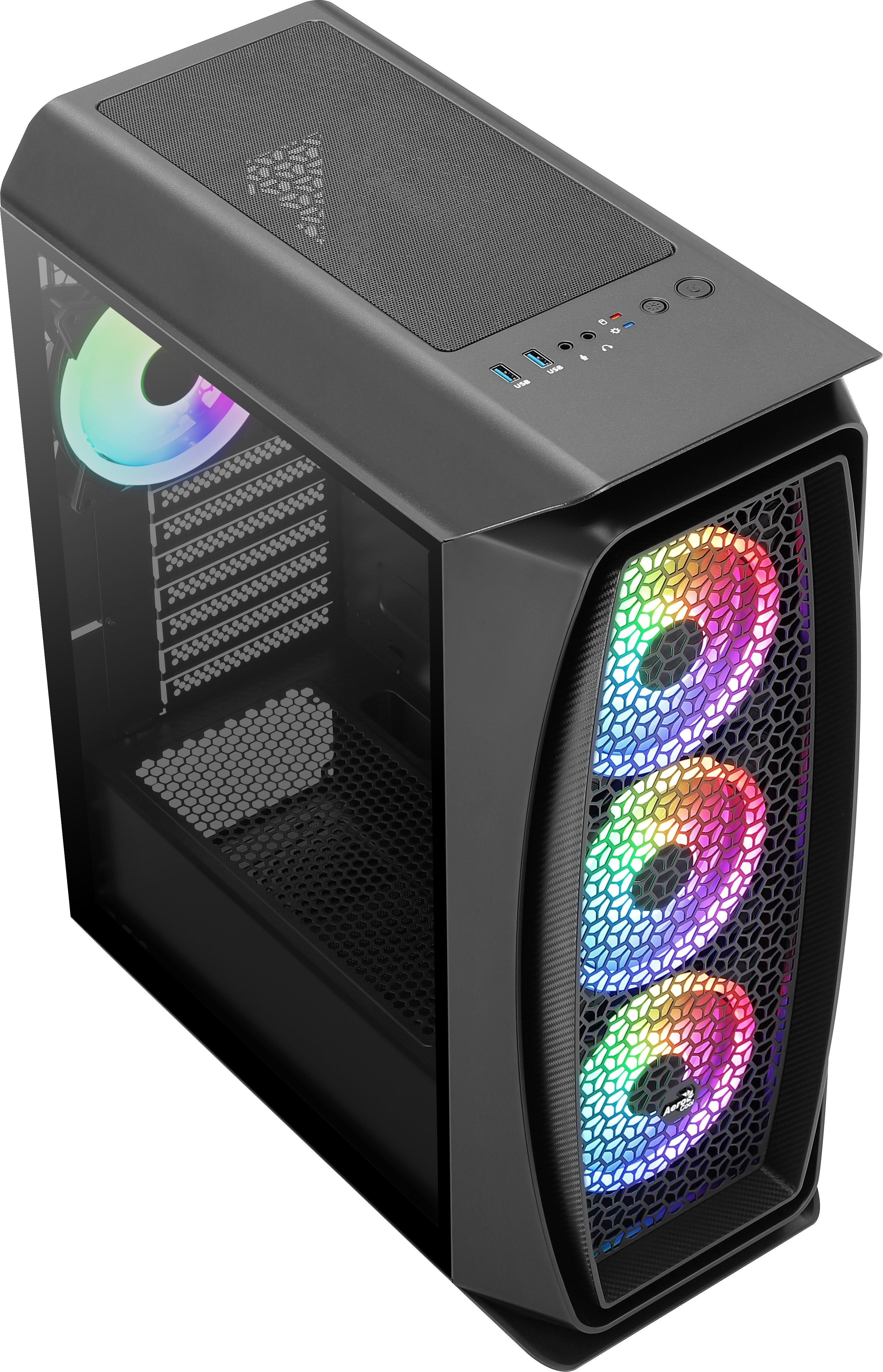 Caja Gaming Semitorre Aerocool Aero One Duo