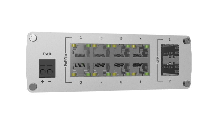 Teltonika Tsw200 8 Port Poe+ Gigabit Ethernet + 2 Sfp-Ports Switch