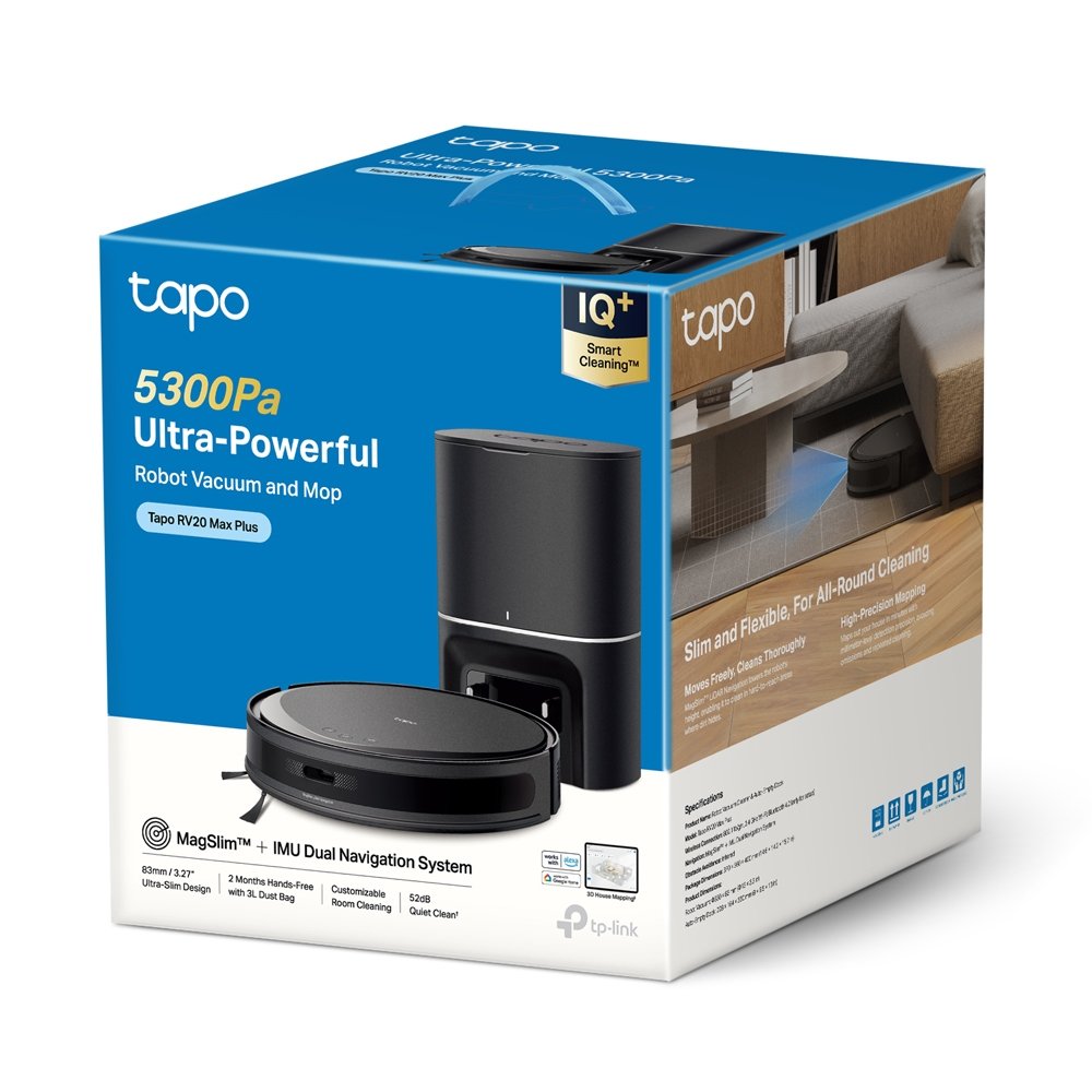 Robot Aspirador Y Friegasuelos Magslim  Tp-Link Tapo Rv20 Max Plus