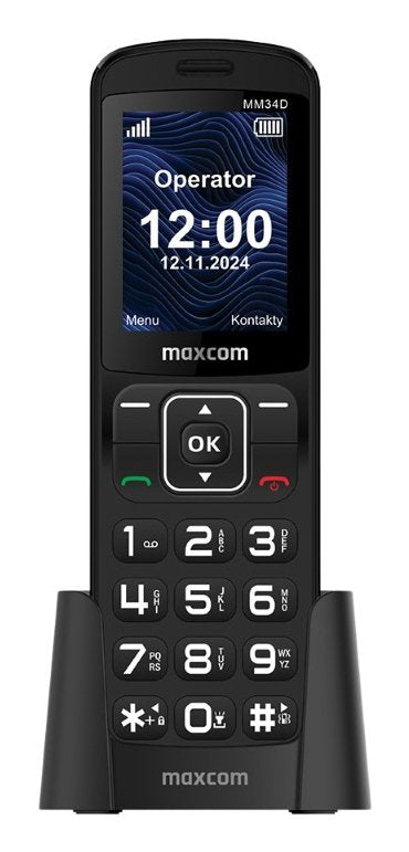 EAN 5908235978390 - MaxCom Comfort MM34D 4G 6,1 cm (2.4") 96 g Negro Teléfono para personas mayores imagen 1