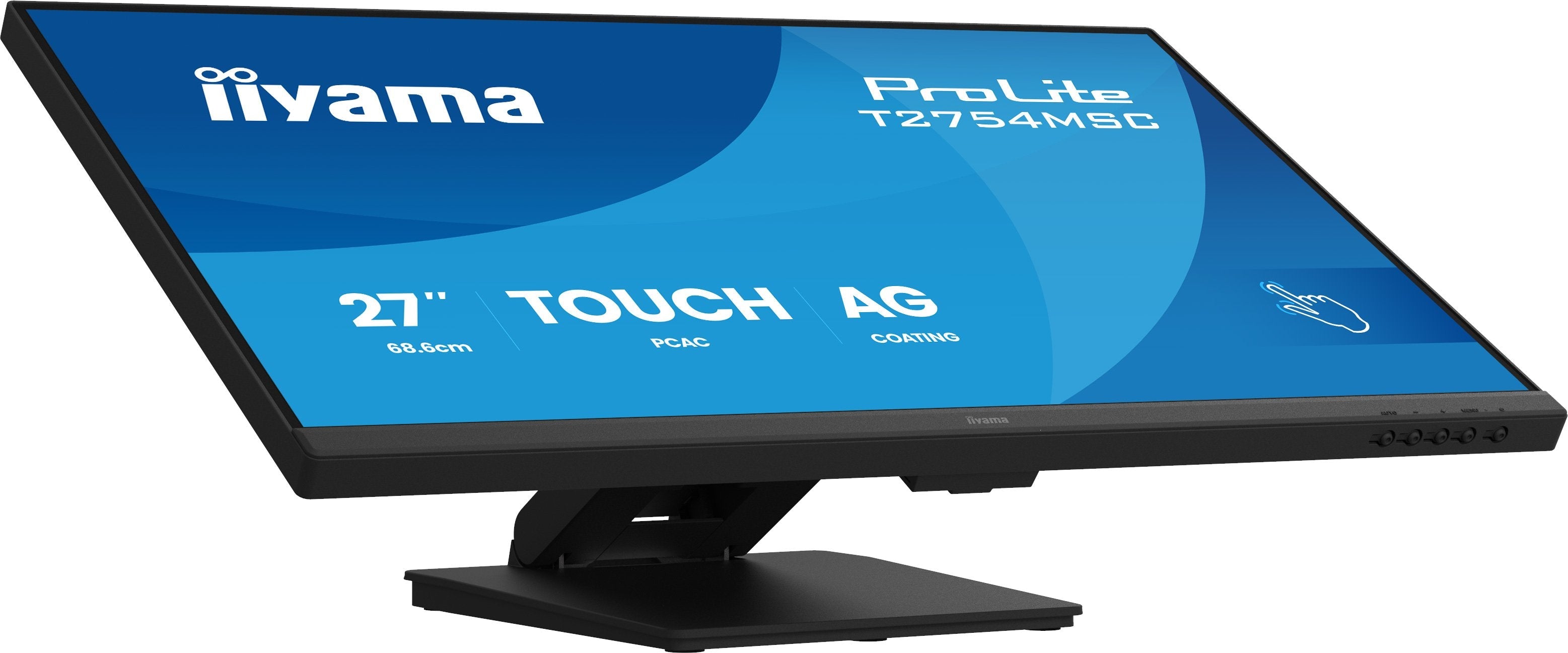 Iiyama 68.6cm 27" T2754msc-B2ag 16:9 M-Touch Vga+Hdmi