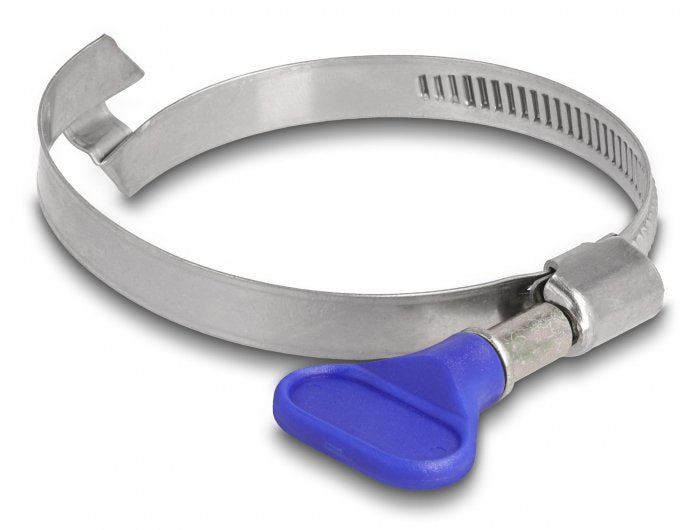 Schlauchschelle Edelstahl 400 Mit Brücke Linksgängig Und Flügelmutter 50 - 65 Mm 5 Stück
