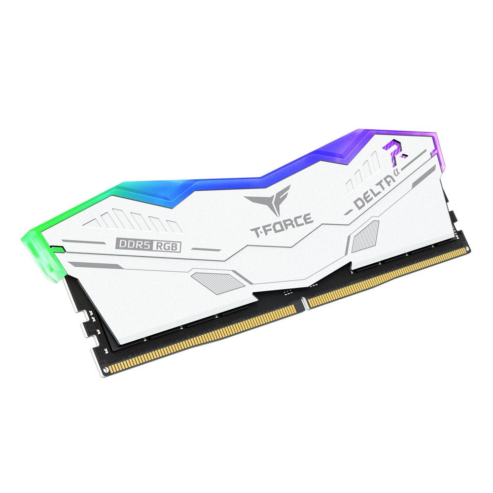Memoria Ddr5 32gb 2x16gb 6000mhz Teamgroup Delta Rgb White Cl 38 1.25v Am5