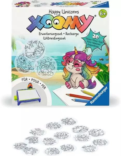Ravensburger Xoomy Expansion Set Happy Unicorns, Pintura 25987