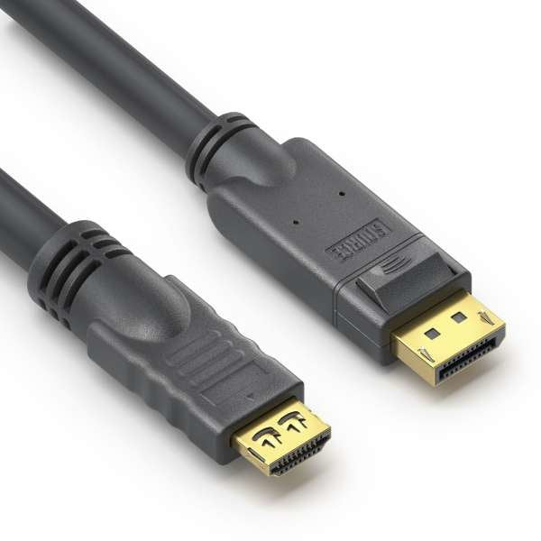 EAN 4251364731680 - PureLink PI5110-150 adaptador de cable de vídeo 15 m DisplayPort HDMI Negro imagen 1