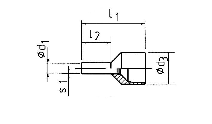Klauke 43612, 10 Mm², 100 Unidades(E)