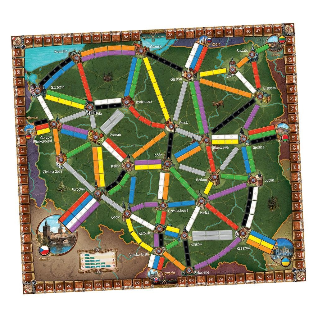 Juego De Mesa Aventureros Al Tren Polonia Pegi 8