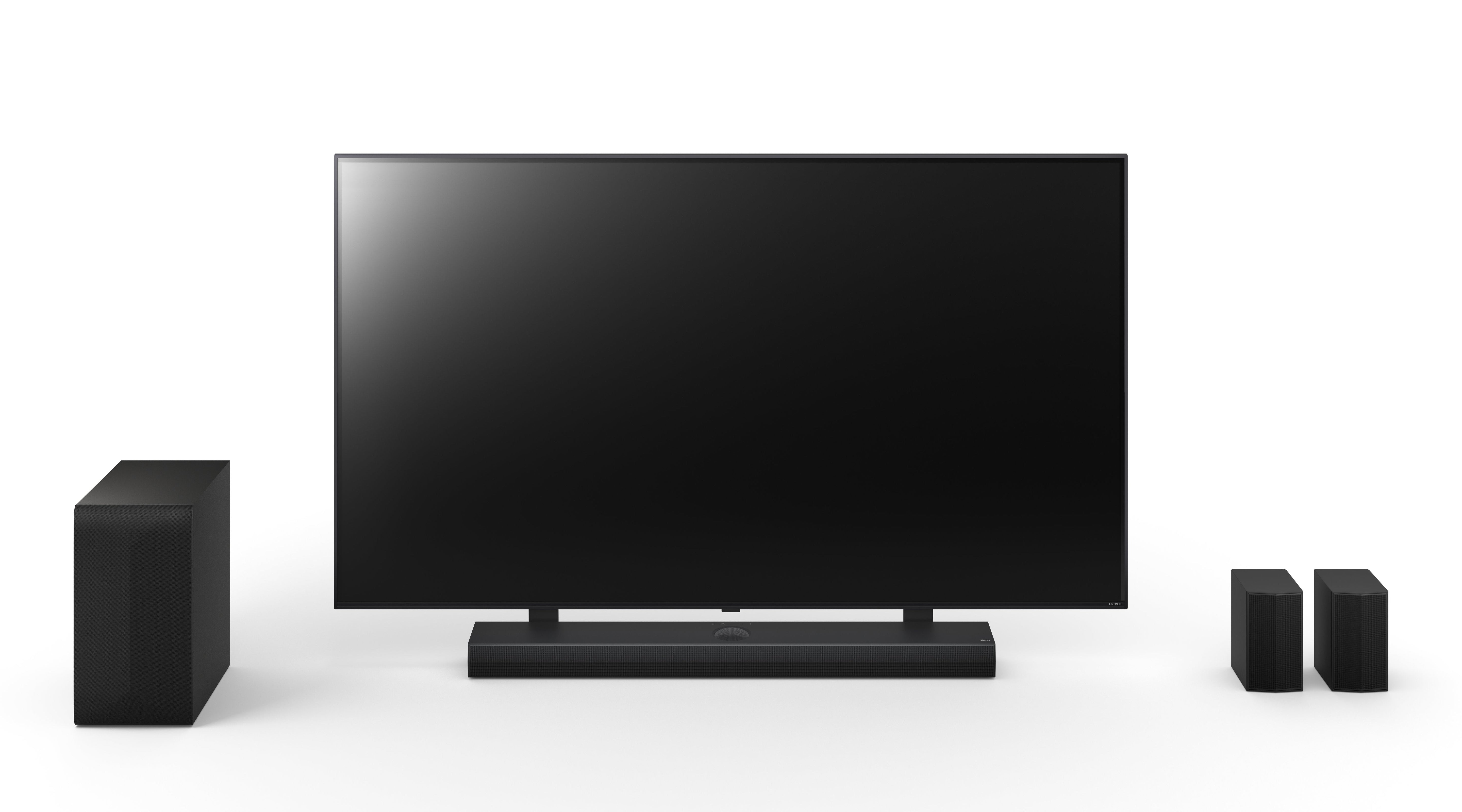 Barra De Sonido Lg S70tr Black   Con Subwoofer Inalámbrico Y Traseros 500w 5.1.1ch