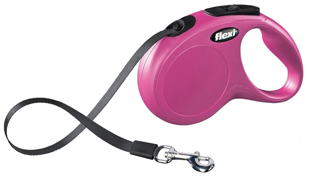 Flexi New Classic 5 M Rosa Perro Correa Retráctil