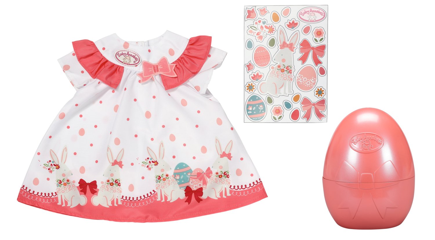 Zapf Creation Baby Annabell® Osterkleid Im Ei 43cm, 707203
