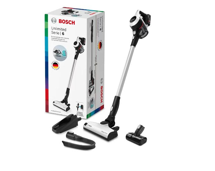 Aspiradora Serie Bosch | 6 Bks611mtb,  Escoba (Blanco Negro) Bks611mtb