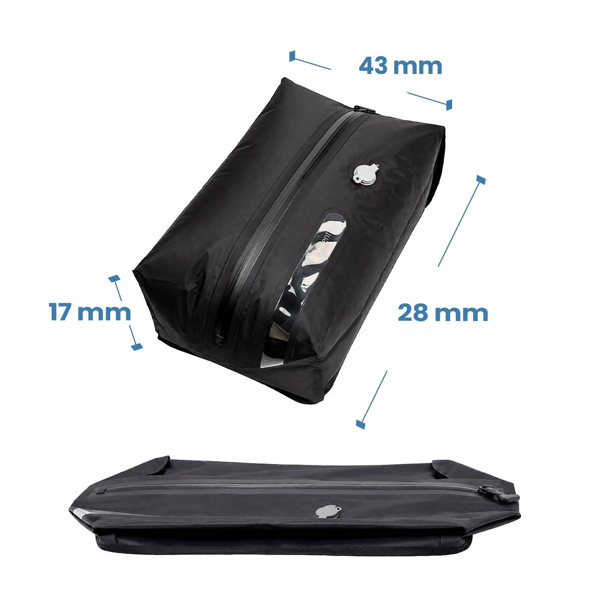 Ewent Ew2545 Bolsa Imperm. Vacío Ropa Nylon70d Neg
