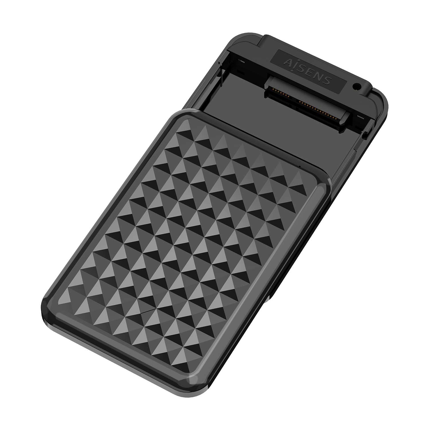 Aisens Caja Externa Para Disco Duro De 2.5' Usb 3.1 Sin Tornillos Ase-2521b