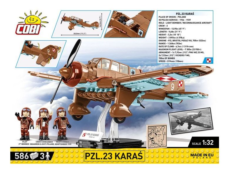 EAN 5902251057510 - COBI PZL.23 Karaś imagen 12