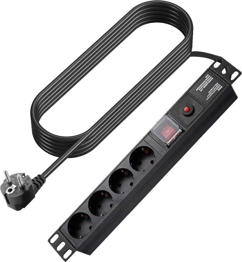 EAN 1194553200006 - Vision TC-PSTRP4EU base múltiple 1,8 m 4 salidas AC Interior Negro imagen 1