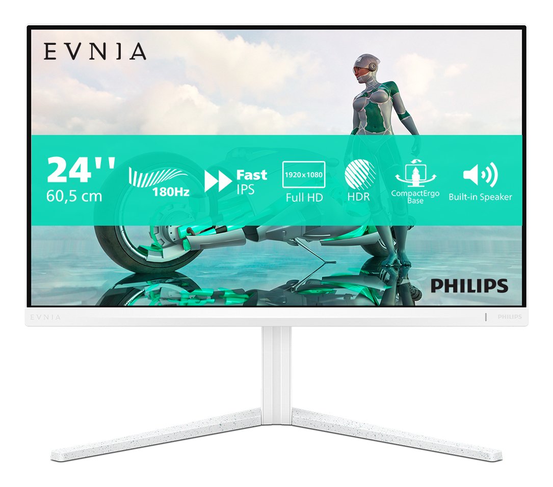 EAN 8721038001662 - Philips Evnia 24M2N3201A/00 pantalla para PC 60,5 cm (23.8") 1920 x 1080 Pixeles Full HD LCD Blanco imagen 1