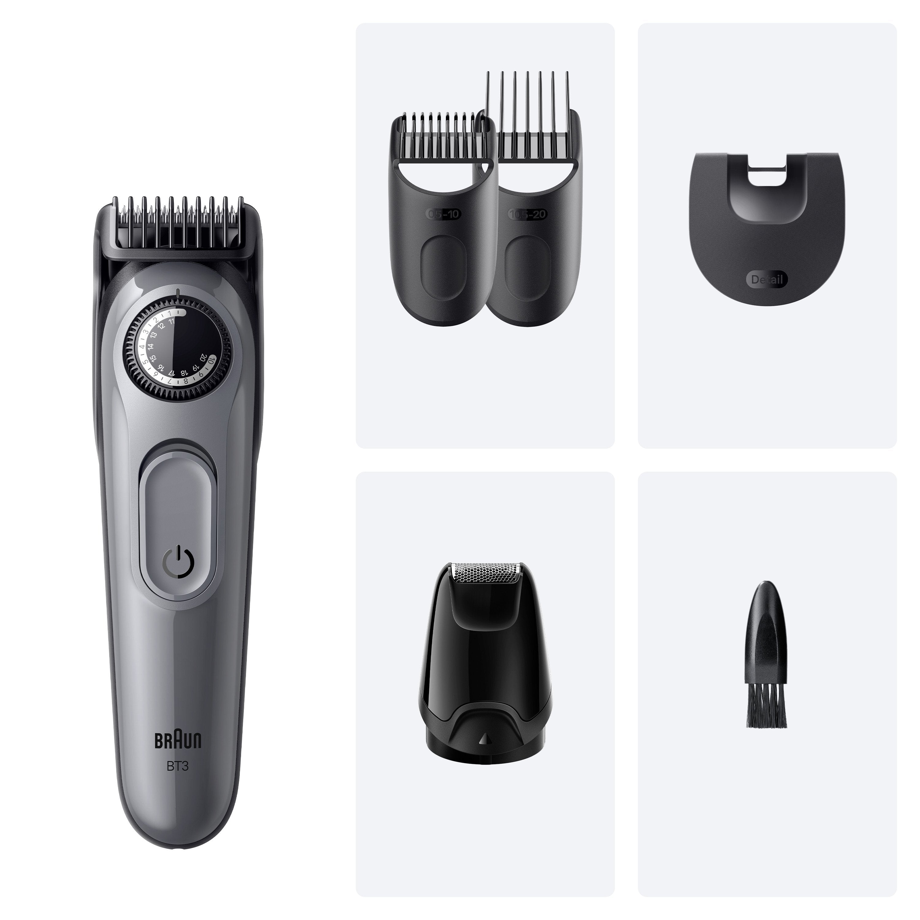 EAN 8700216427906 - Braun BeardTrimmer 3 80789789 depiladora para la barba AC/Batería 20 2 cm Negro imagen 2