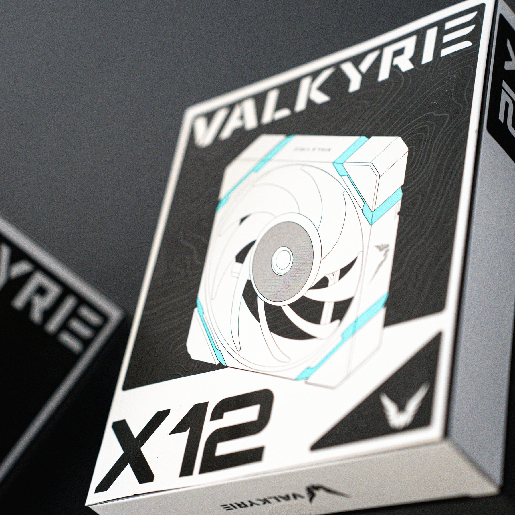 EAN 5298003820274 - Valkyrie VK-FANX12RB sistema de refrigeración para ordenador Procesador Ventilador Negro imagen 3