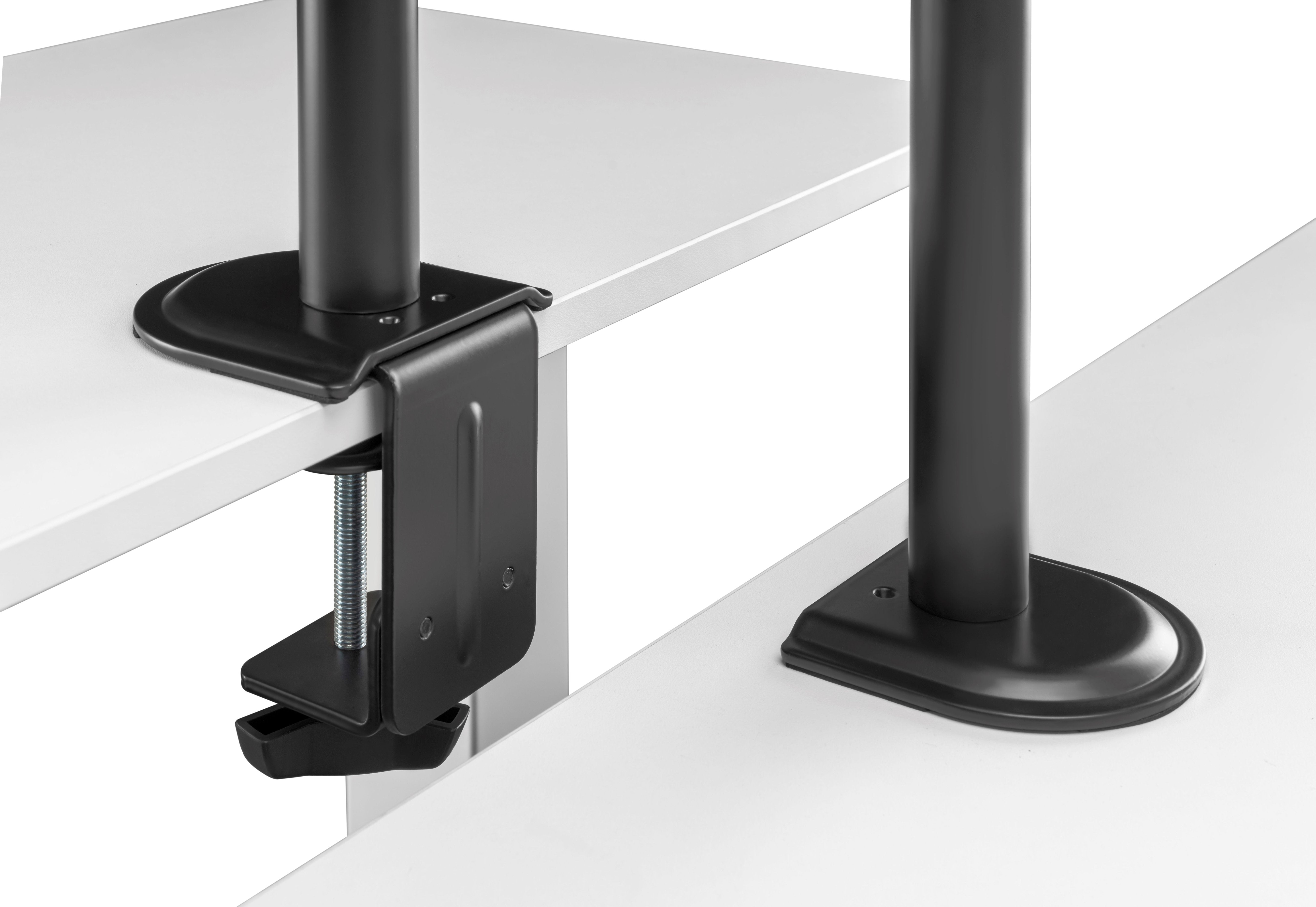 Gembird Ma-Da-03 Adjustable Desk Mount With Monitor Arm And Portátil Tray