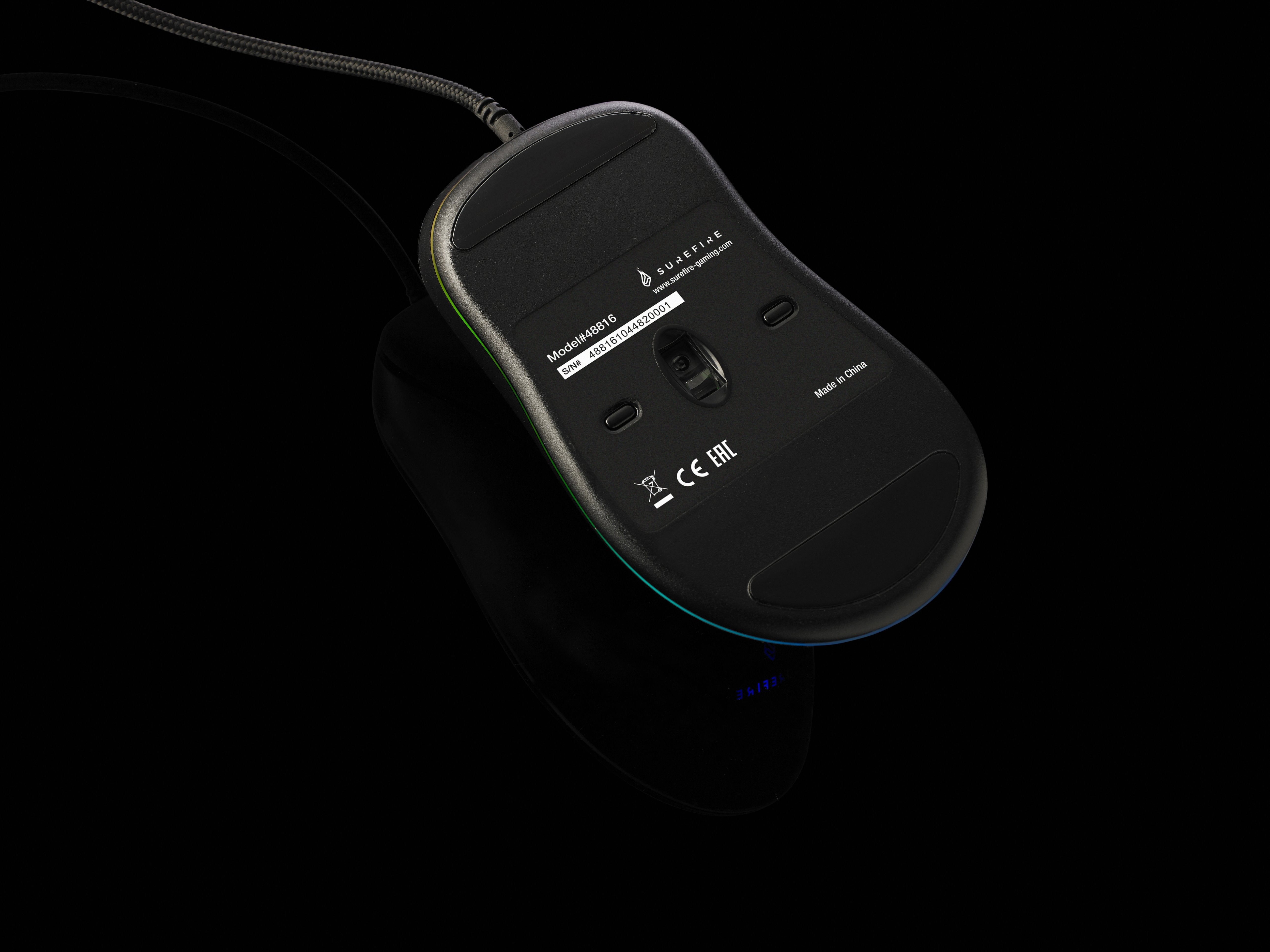 Verbatim Ratón Gaming Surefire Condor Claw Cable Usb 6400dpi Diestros 8 Botones Programables Rgb Led Negro