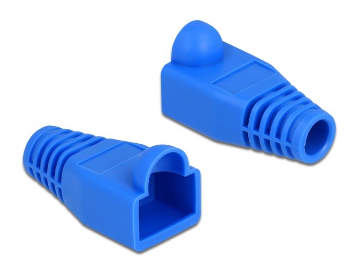Knickschutztülle Für Rj45 Stecker Blau 20 Stück