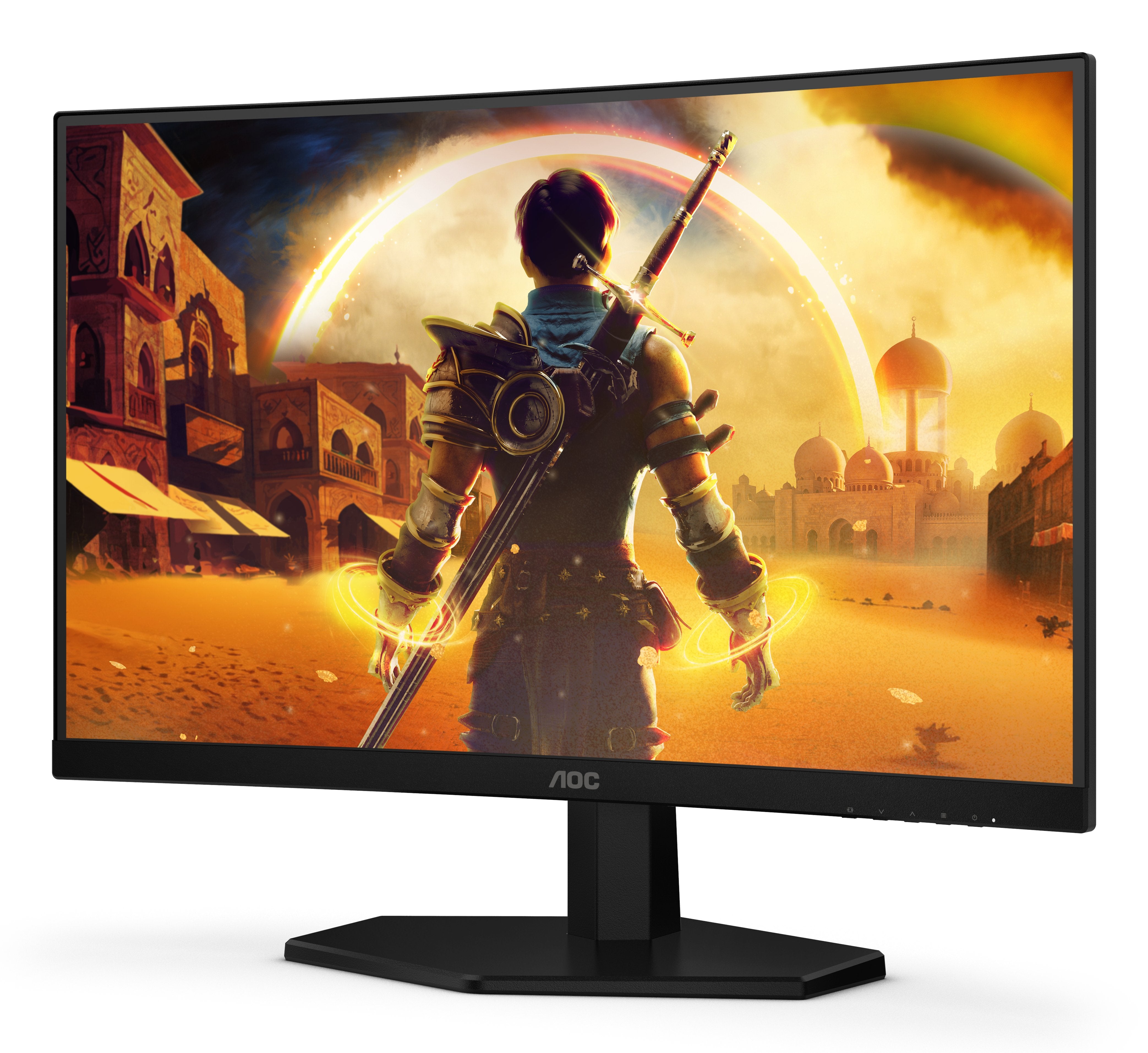 EAN 4038986143271 - AOC G4 23.6" VA FHD 180Hz pantalla para PC 59,9 cm (23.6") 1920 x 1080 Pixeles Full HD LCD Negro, Rojo imagen 7
