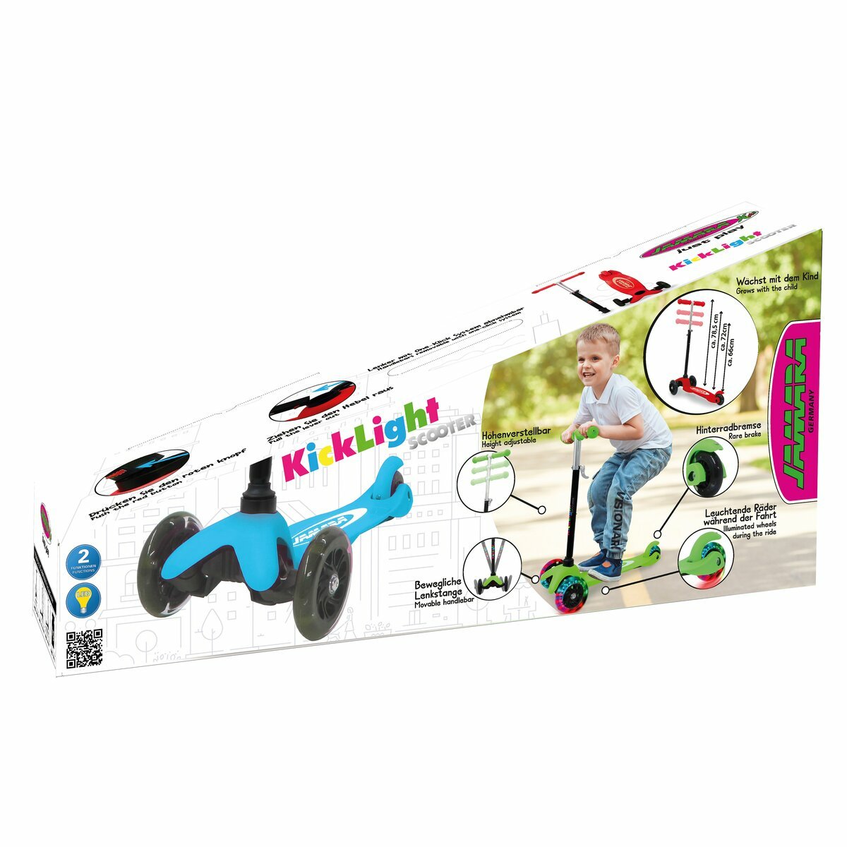 Patinete Jamara Kicklight Azul