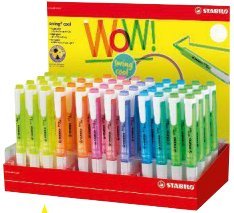 Stabilo Swing Cool Marcador Fluorescente Expositor 48 Uds En  8 Colores