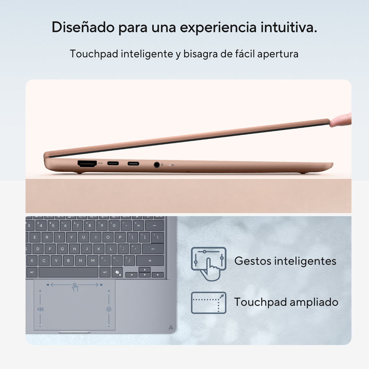 Portátil Asus Zenbook 14 Oled Ux3480qa U1155w Copilot+ Pc 14" Wuxga Snapdragon X1 26 100 45 Tops 16gb Ram 256gb Ssd W11h Sin Cargador