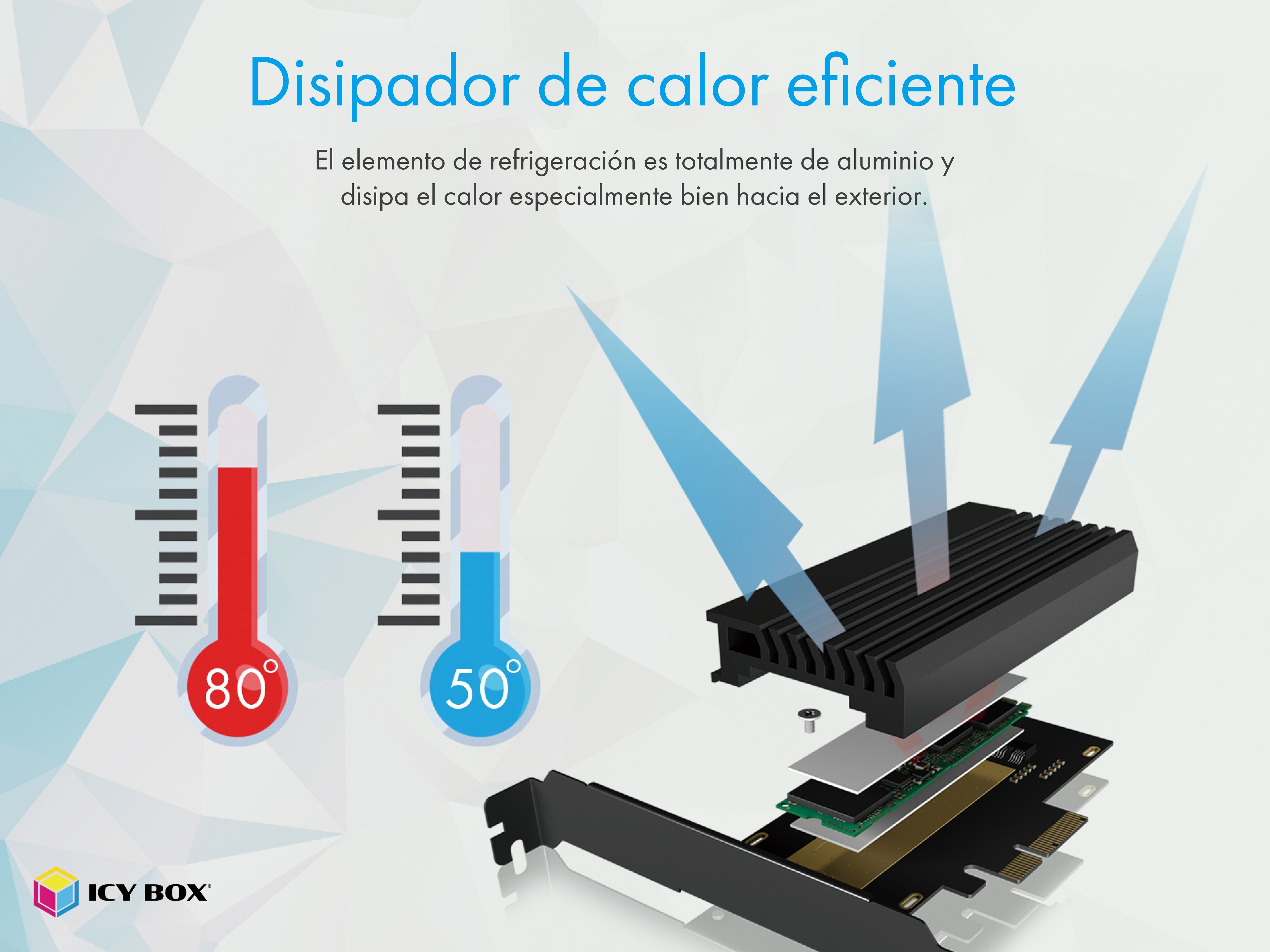 EAN 4250078167242 - ICY BOX IB-PCI214M2-HSL tarjeta y adaptador de interfaz Interno M.2 imagen 11