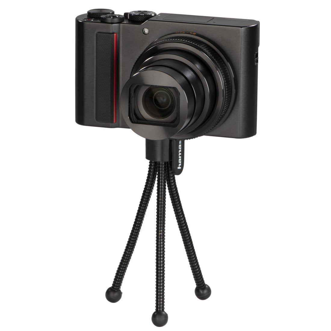 Hama Flexi Tripode Mini Para Camara Con Rosca 1/4" - Plegable - Altura Ajustable Hasta 10cm - Peso Max 200g - Plastico