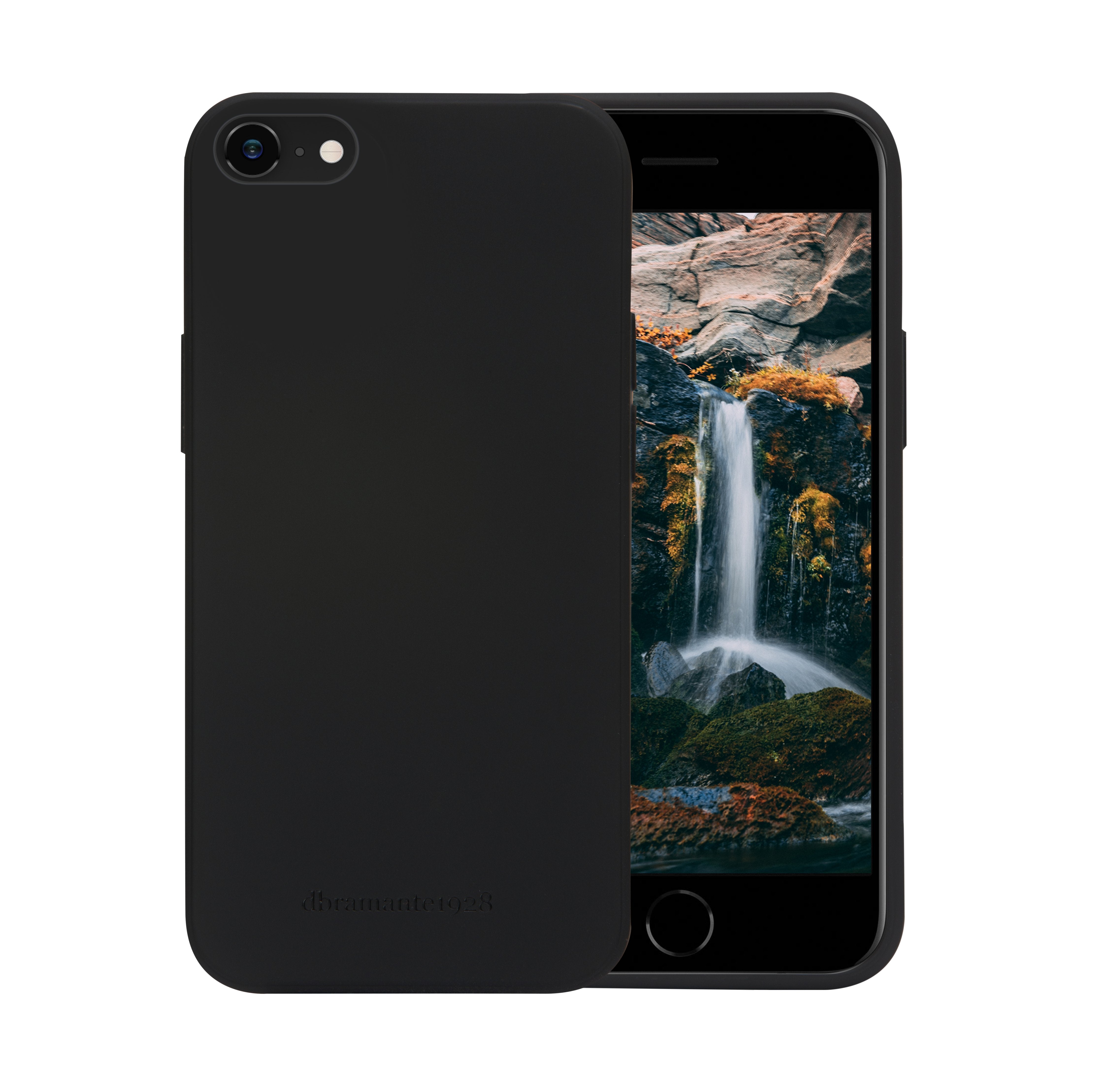 Dbramante1928 Nuuk - Hintere Abdeckung Fr Mobiltelefon - Bulk - Recycelter Kunststoff - Schwarz - Fr Apple Iphone 7, 8, Se (2. Generation)