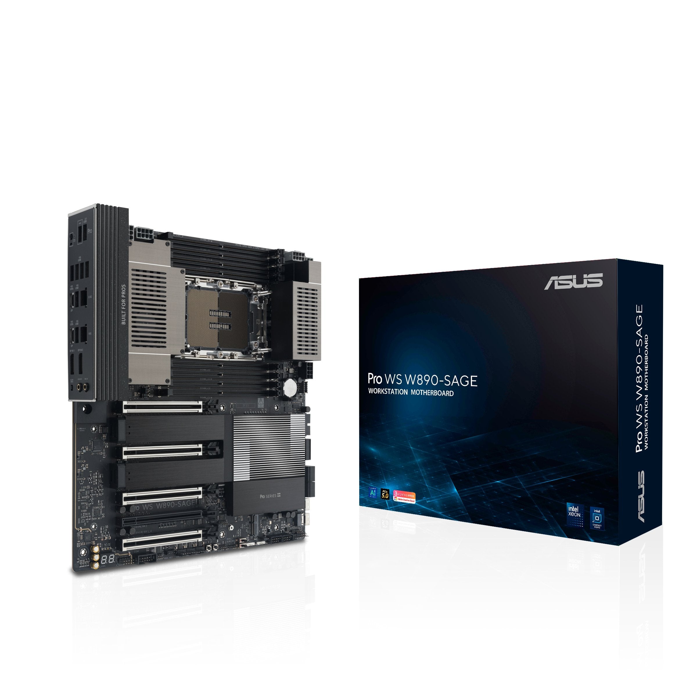 Asus Pro Ws W890e-Sage Intel,4710,Ddr5,Ebb