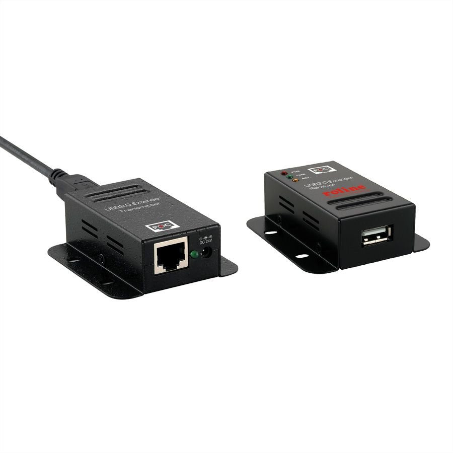 Roline Usb 2.0 Extensión Sobre Rj45 1x Usb Max. 50m