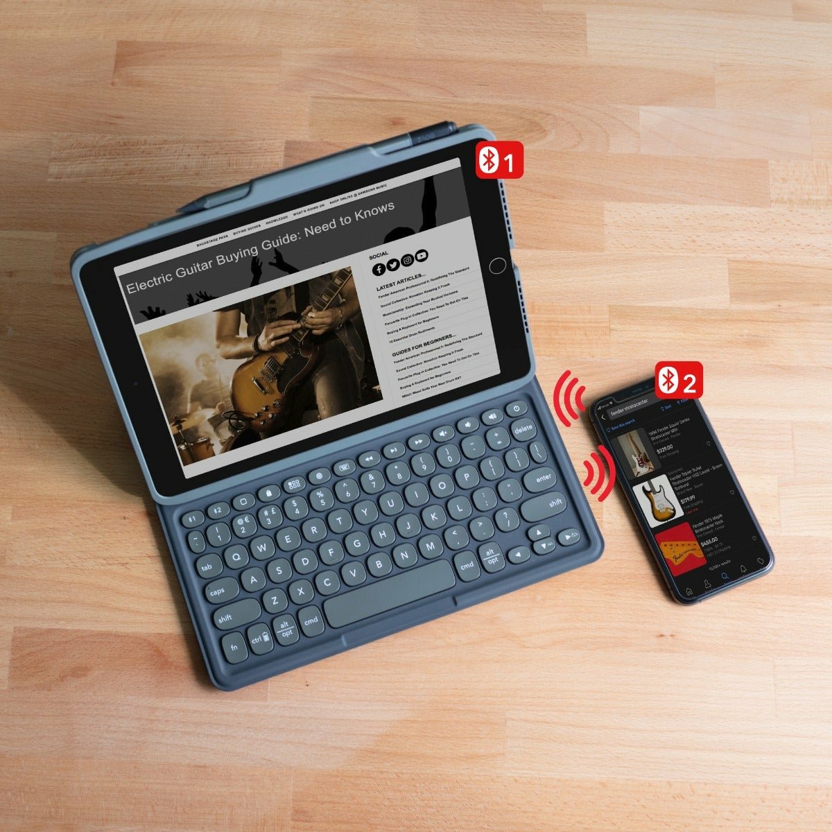Zagg Pro Keys Bluetooth-Keyboard Para Ipad 10.9" (10.Gen/A16) Negro