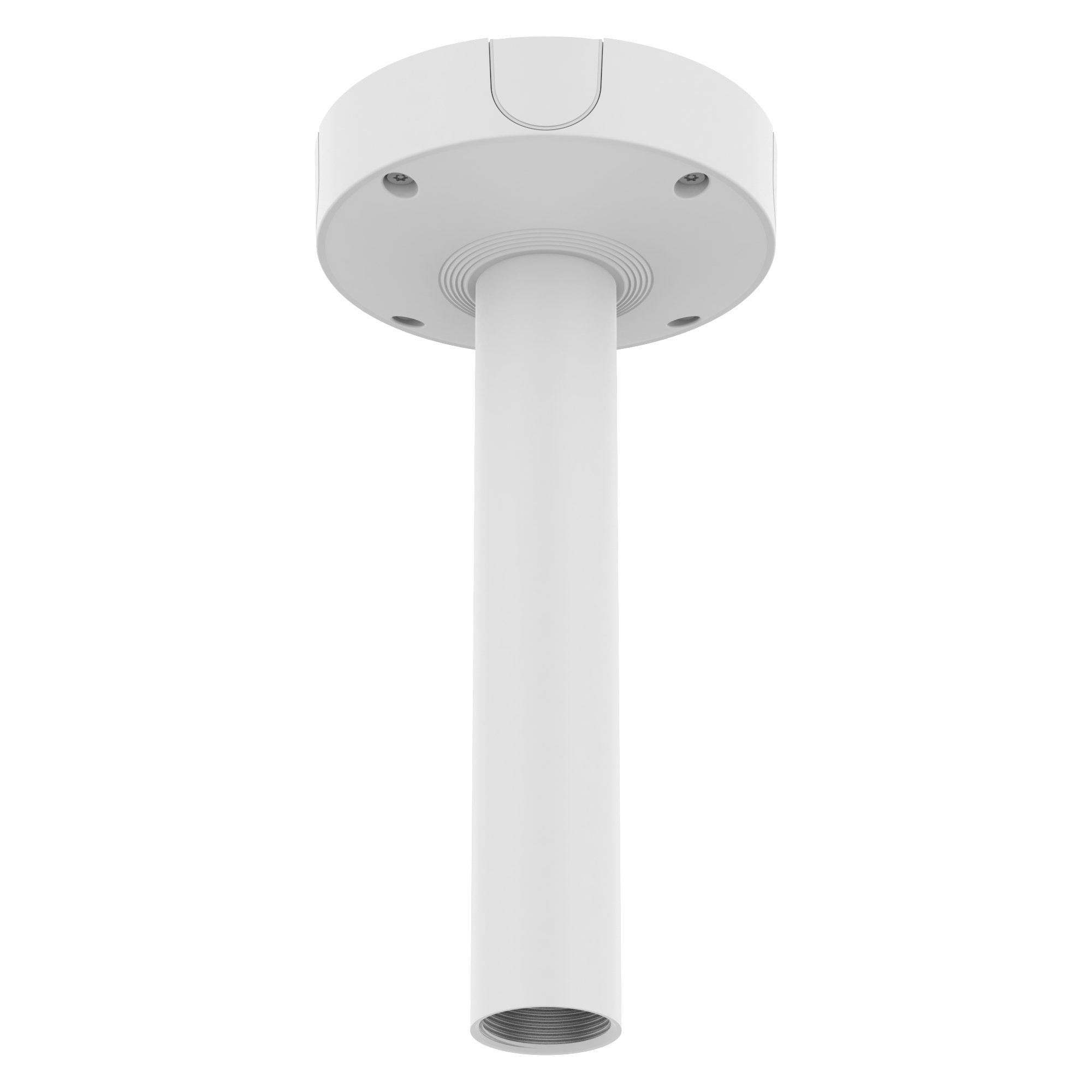 Ceiling Mount, Aluminum,  White, Dimensions