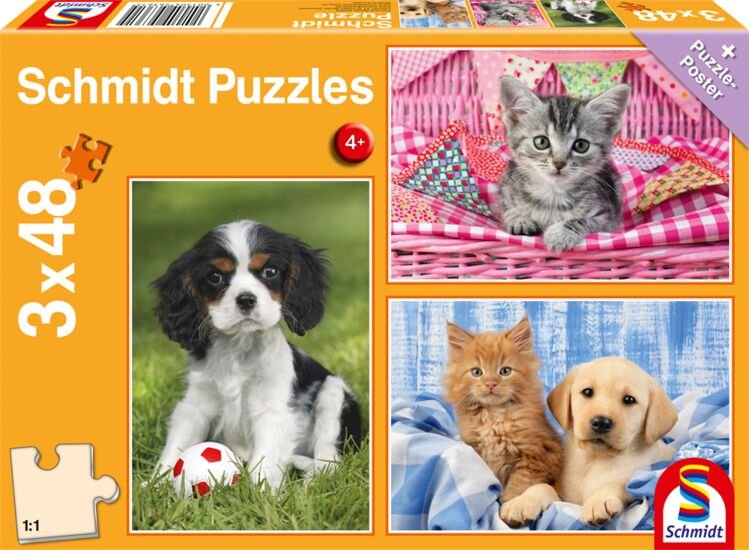 Puzzle  Schmidt Juega A Mis Bebés Mascotas Favoritas 56361