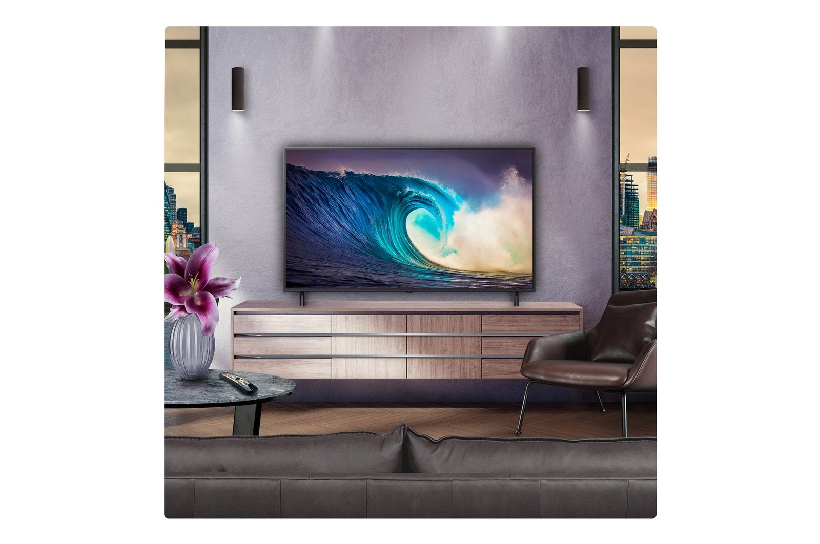 Televisor  Lg Nanocell Ai 55nano80a6b 55" 4k Ultra Hd Smart Tv Wifi Negro