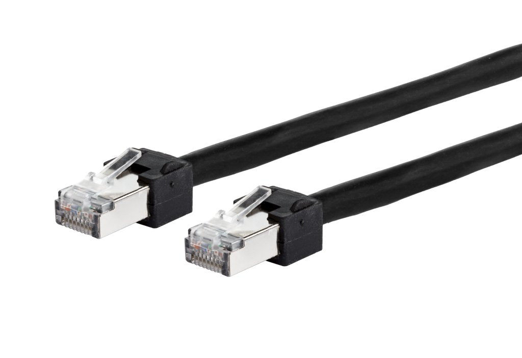 Metz Connect Patchkabel Cat.6 Ultraflex500 Voip Awg 26 Schwarz 1,0m