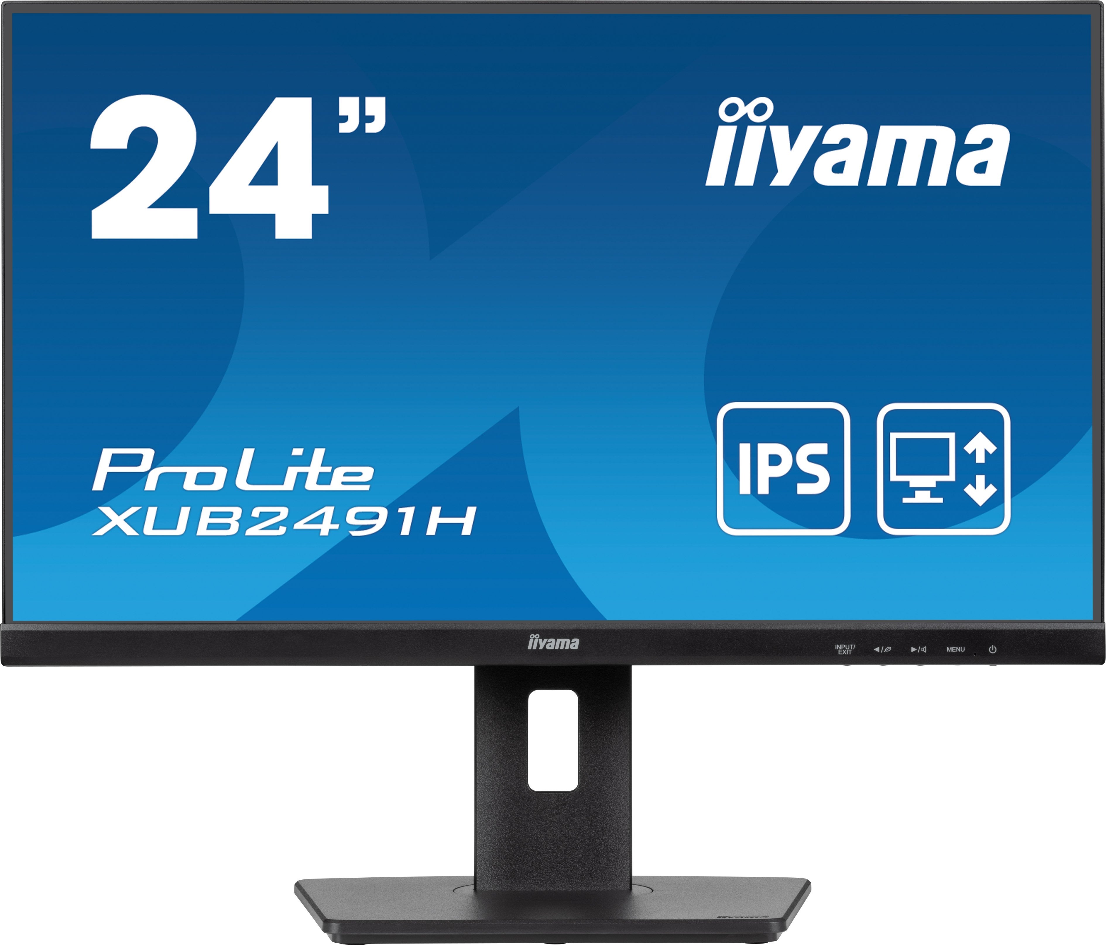 Monitor Iiyama 24", Panel Ips, 100hz, Hdmi, Display Ports. (No Altavoces). Regulable.