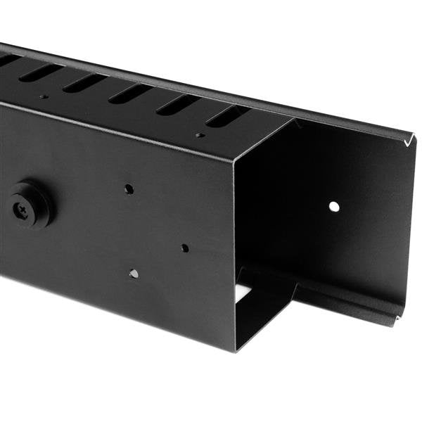 Startech.Com Gestor Organizador Vertical De Cableado Con Lengüetas - 0u - 1,8m