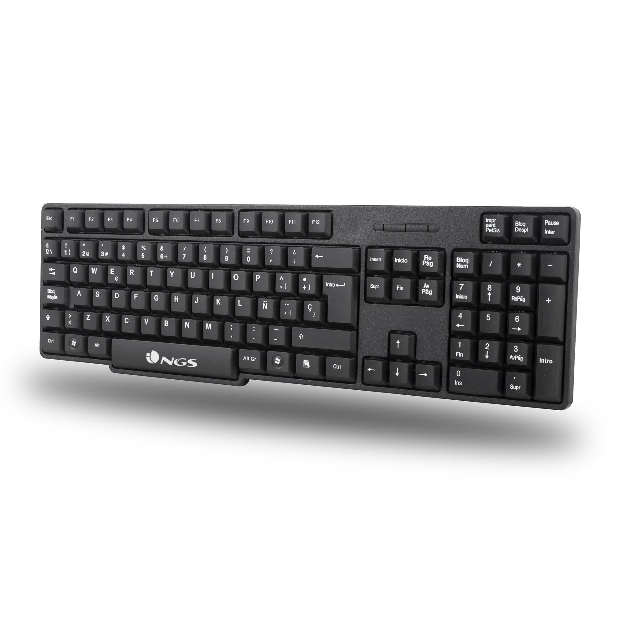 EAN 8435430619072 - NGS EUPHORIA KIT teclado Ratón incluido Universal RF inalámbrico QWERTY Inglés Negro imagen 4