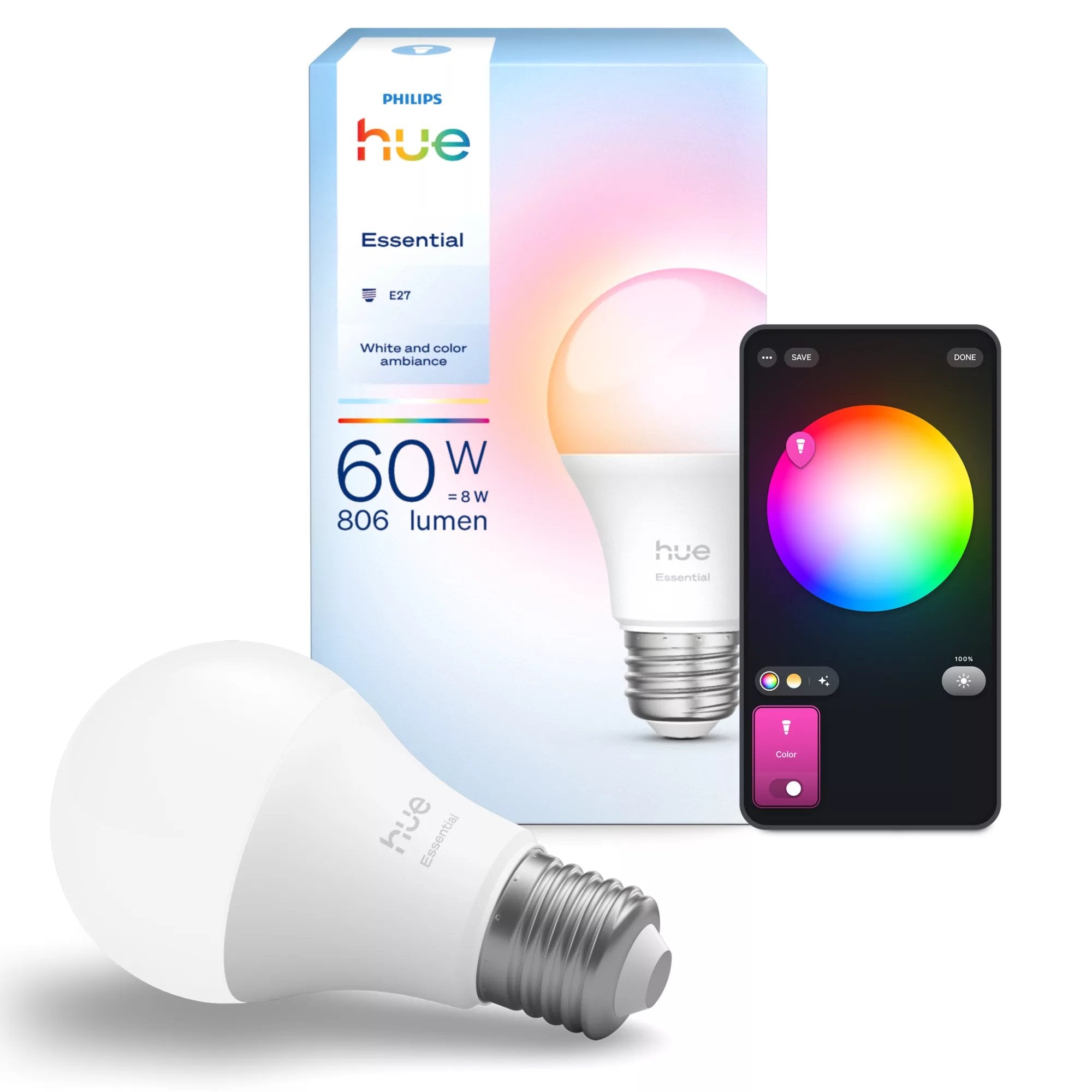 EAN 8720169392182 - Philips Hue White and Color ambiance 8720169392182 iluminación inteligente Bluetooth/Zigbee imagen 2